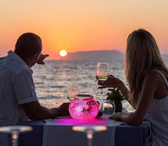 IP65 2V Glass Ball Decorative Solar Garden Lights