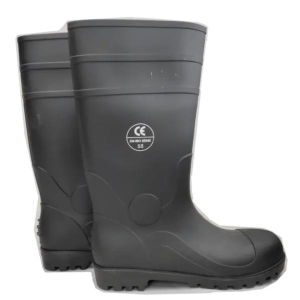 CE S5 PVC Safety Steel Toe Rain Boots for Outdoor Work