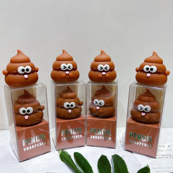 Поп Ручной Остритель карандаша для детей Каваи Школьные принадлежности Подарок Мини Силиконовый канцелярский