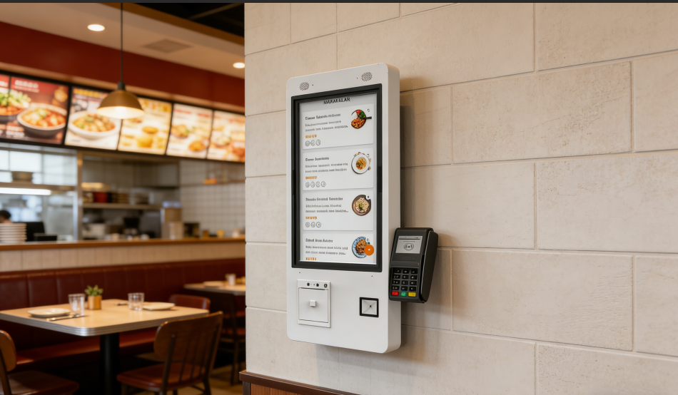 Self-Service Terminal Kiosk with Capacitive Touch IPS FHD 21.5-32 Inch Display and Flexible Installation Options