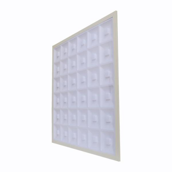 42W Recessed Square 600x600 Backlit Grille LED Light Panel 4100K CCT for Modern Design
