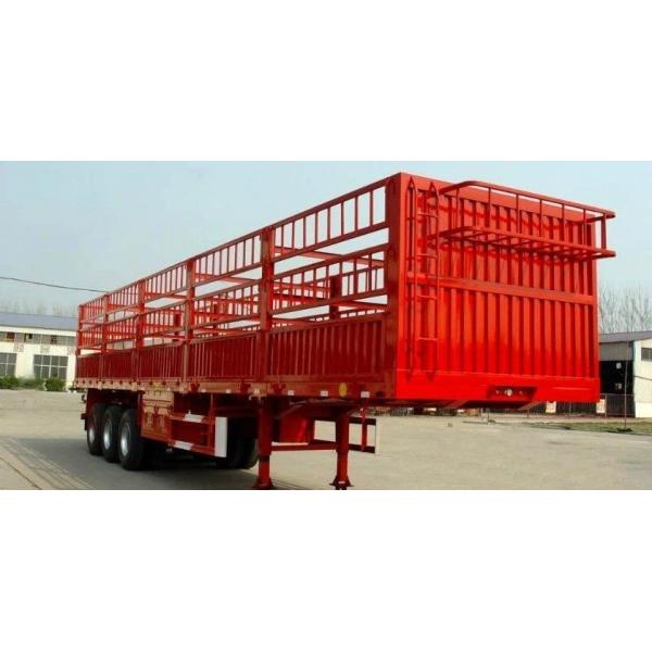 3 Axle Fence Drop Side Board Sidewall Trailer Cargo Semi-Trailer with Customization