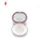 Ultra Thin Luxury Cosmetic Box Mirror Elastic Mesh Refillable Case With Filp Cover