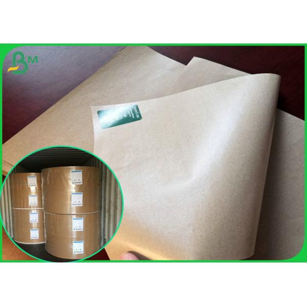 Anti - Oil And Waterproof 50G Kraft Color Paper With 10G PE For Packing Fast Food