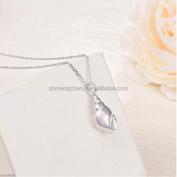 925 Sterling Silver Snail Cremation Pendant Crafted with Care and Attention to Detail
