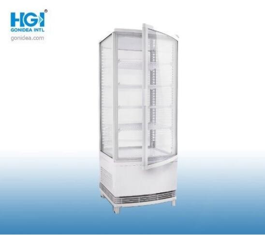 Охладитель изогнутый вертикалью стеклянный двери Countertop 86L