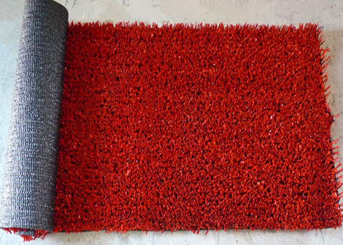 Environment Friendly Soccer Artificial Grass fake turf with PP + net cloth backing