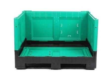 Convenient Folding Plastic Pallet Box Bin for Fruit and Vegetable Industrial Furniture