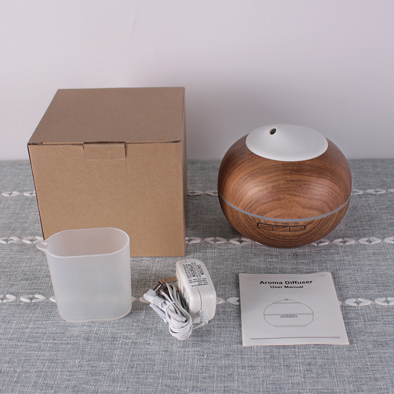 Shenzhen Factory Ultrasonic Essential Oil 200ml Wood Grain Aroma Diffuser