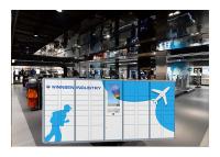 Casiers automatisés de colis de la société de messagerie 24/7 Keyless, casier de messager avec code barres