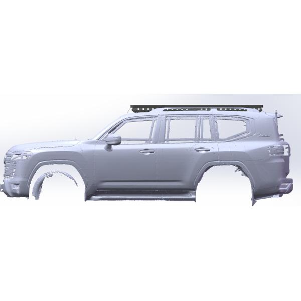 Black Powder Coating Car Roof Racks for Toyota LC150 LC200 LC300 Perfect for Camping