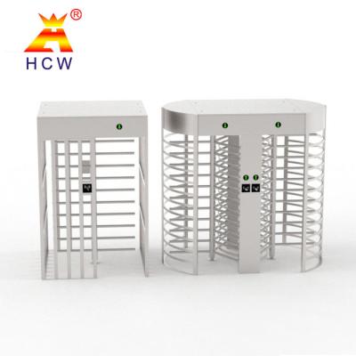 Biometrics Recognition RFID Full Height Turnstile Gate Rugged Revolving Tow Door