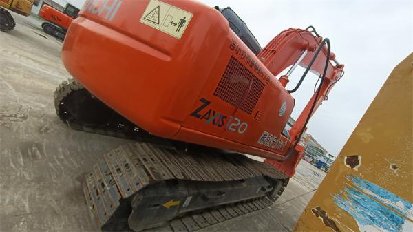 Máquina escavadora usada Earth Moving Excavator da máquina escavadora ZX130 de Hitachi ZX120