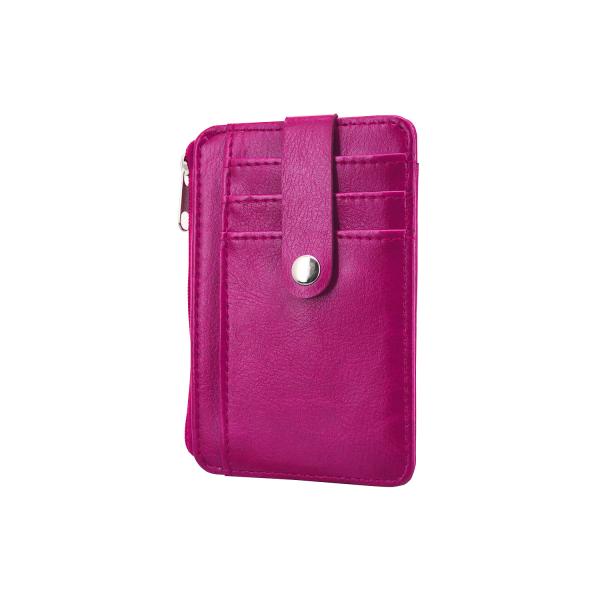 ID Window Leather Business Card Holder Embossed Logo For Birthday / Anniversary Gift