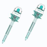 astuce visuelle Trocar optique Laparoscopic jetable de 12mm et canule