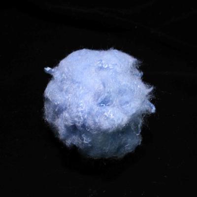 Fibras de viscose coloridas com Dope azul reciclado e respeitador do ambiente Estabilidade da matriz de fibras de viscose