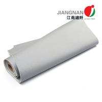 tissu enduit 3732 0.45mm gris de tissu de fibre de verre d'unité centrale pour la couverture de soudure