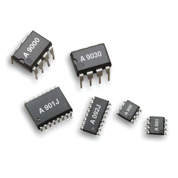 digital isolators with 8 pin Gull Wing and SOIC packages featuring Broadcom HCPL 9030 500E technology