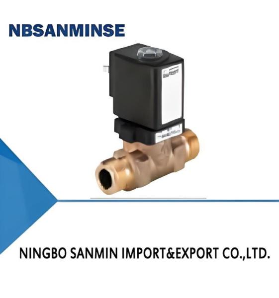 Servo-assisted 2/2-way Diaphragm Valve with Steel Material and Brass Solenoid Valve