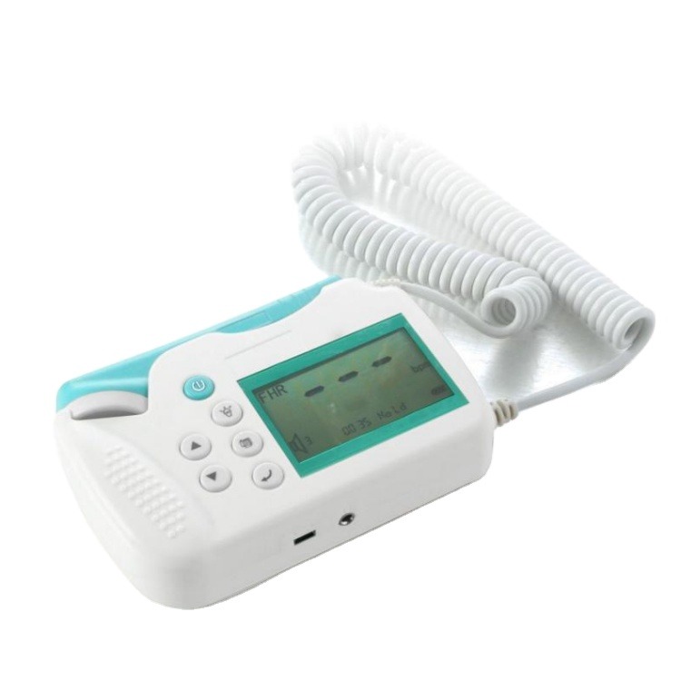 Digital Monitor Fetal Ultrasound Cardiology Baby Doppler Healthy Heartbeat Detector Monitor Led Pocket Prenatal Digital Fetal Doppler