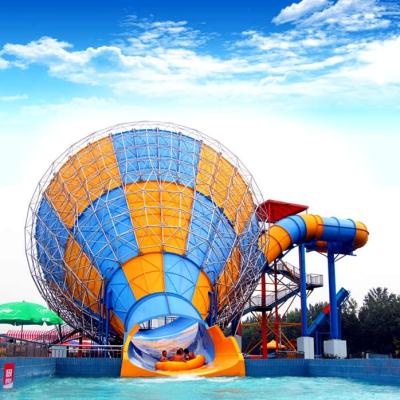 4 Cavaleiros Tornado Deslizamento de Água Experiência emocionante para os visitantes do parque aquático