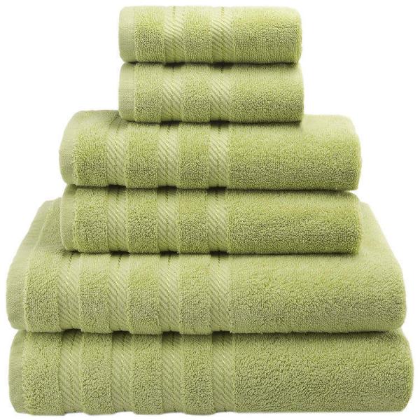 Custom Private Label Luxury Dobby Border 100% Cotton Towel for Adult Bathroom Shower