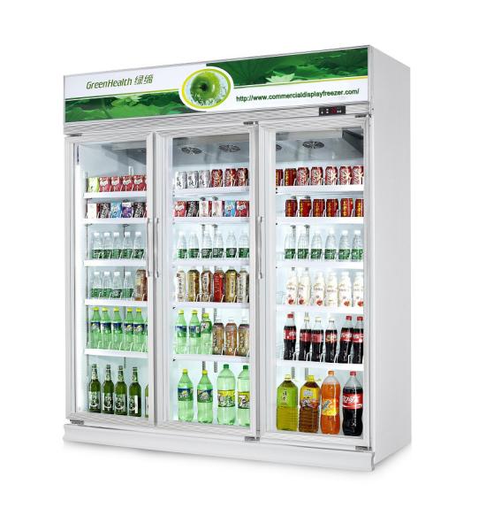 480L 50 / 60hz  Commercial Beverage Cooler / Upright Glass Door Chiller
