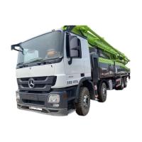 Used/Second-Hand Zoomlion 2013 Year Benz Chassis 56m Concrete Pump Truck Heavy Machinery For Readymix