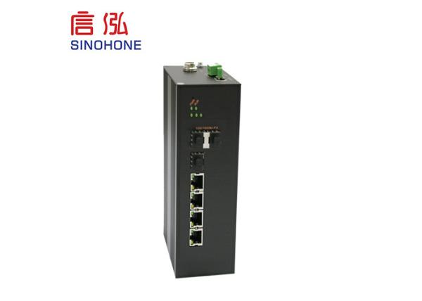Multimode Fiber Optic Network Switch Electric 7 Port For Industrial Automation Fields