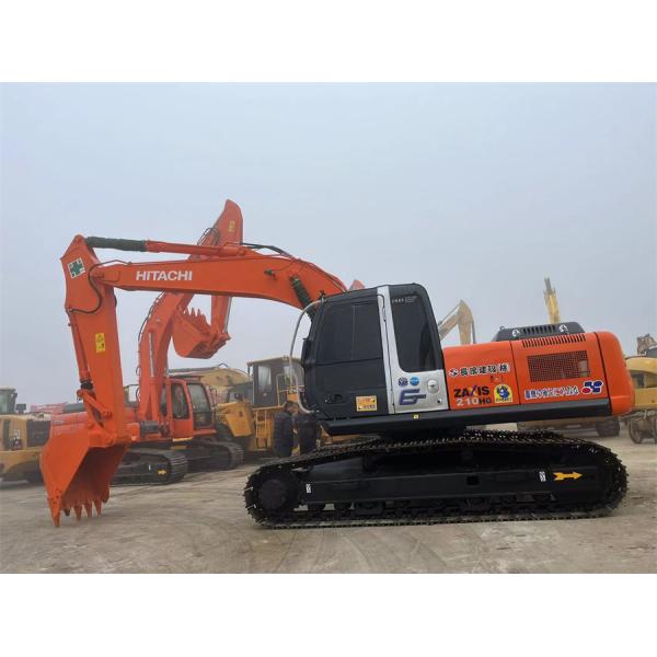Использованный экскаватор Hitachi ZX210 импортирован из Японии с прямым впрыском