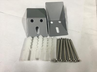 Metal Mounting Urinal Hanging Brackets Stainless Steel Material With Fixing Fitting