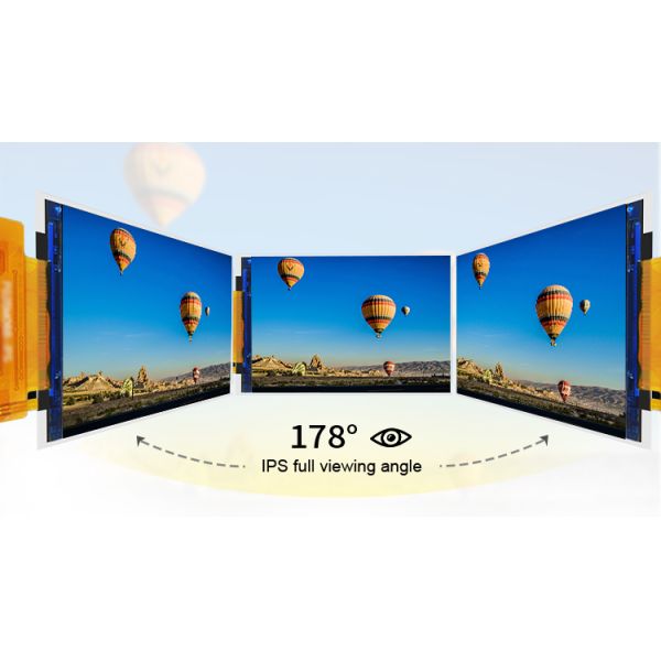 Polcd 3.5 Inch TFT LCD Display 320*480 IPS Full View LCD Display Screen Modules for Alarm Clock