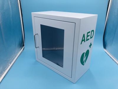 Logotipo feito sob encomenda da impressão da caixa fixada na parede do desfibrilador do AED disponível