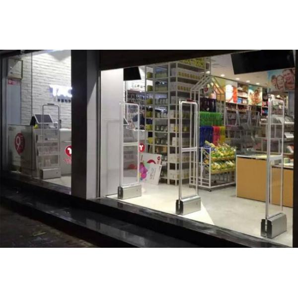White Arcylic Supermarket EAS Alarm System Loss Prevention AM Antenna