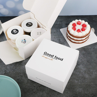 TUV ISO Christmas Dessert Takeaway Boxes Environmental Friendly