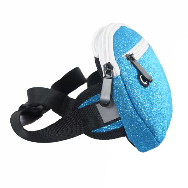 Рюкзак спорт моды чирлидеров с карманным материалом ПВК закрытия застежка-молнии 4