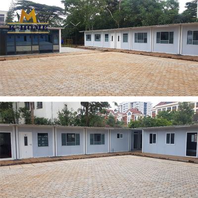 Salas de aula modulares provisórias portáteis da escola em Kenya