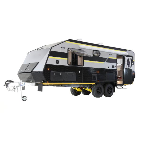 Hard Top Campsite Caravan Ride Dirt Camper Van Dirt Caravan Adventure Travel Large Caravan Ride