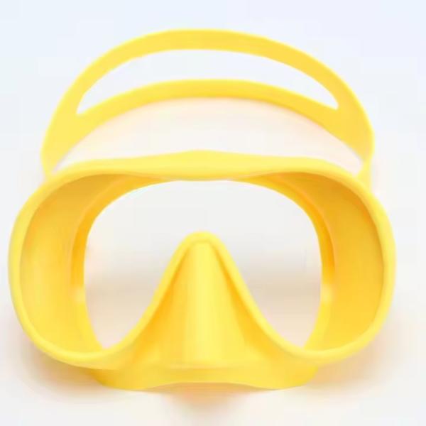 Liquid Silicone Scuba Diving Mask Frameless Snorkeling Swimming Silicone Scuba Mask