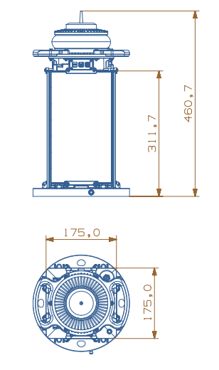 7NM AIS Fiberglass Solar Marine Navigation Lights For Beacon Light Tower Bridge