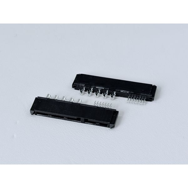SATA 22P Female Connector | Pin SMT PCB Terminal Connector | G/F Gold-Plated Electrical Signal Connector for Server, Automotive, Wire Cable & Power Transmission