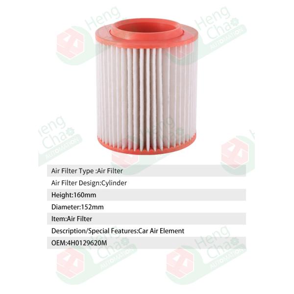 Автомобильные фильтры кондиционирования воздуха OEM 4H0129620M Автомобильные фильтры воздуха