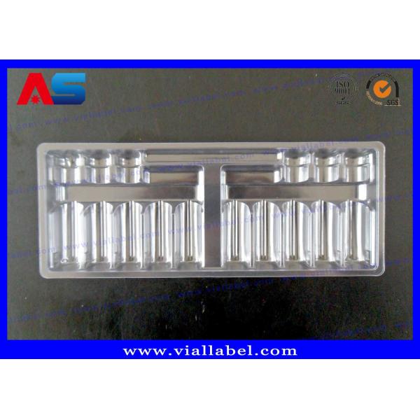 On Sale ! Transparent 10 2ml Vials PET Plastic Blister Tray packaging Free Shipping
