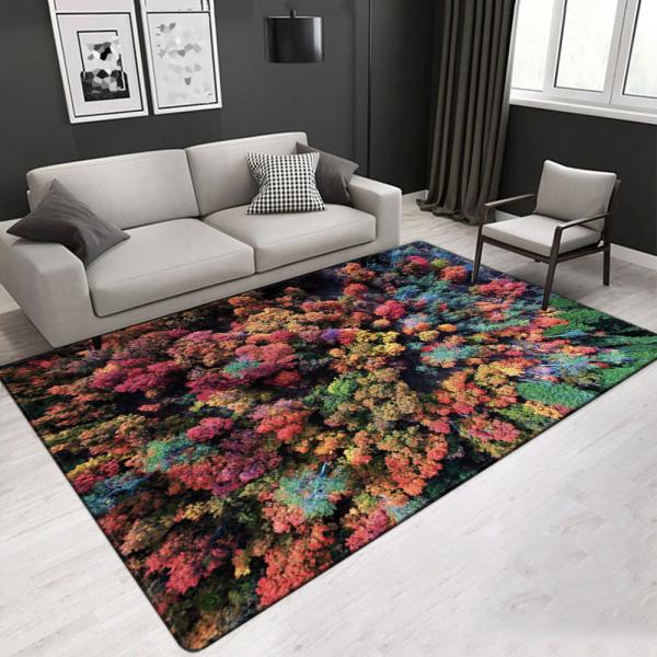Slip-proof 160*180 cm modern design area rug for living room and bedroom