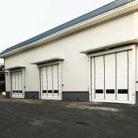 Porta de persiana dobrável leve e rápida Persiana de rolamento de PVC de 1,5 mm