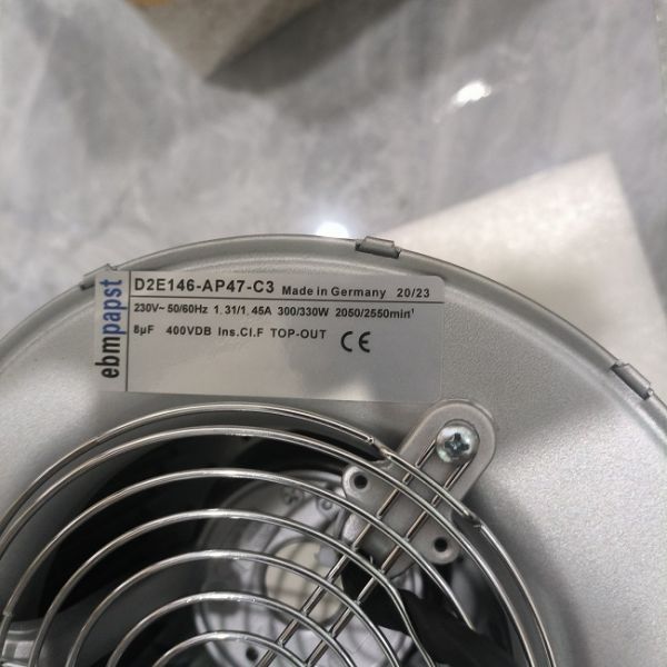 D2E146-AP47-C3 ebmpapst Centrifugal Fan With Capacitor M2E068-EC 230V 50/60Hz