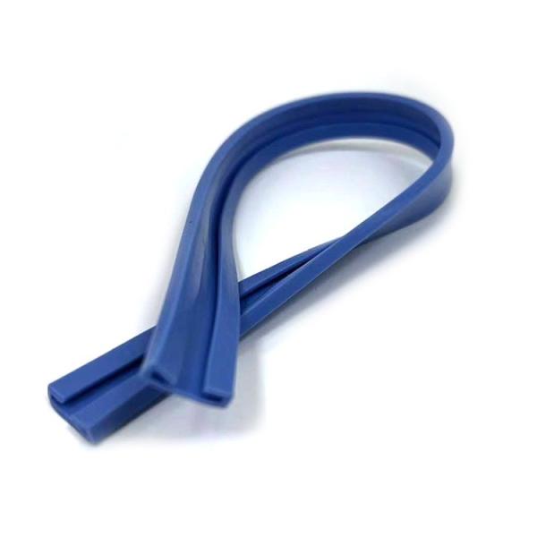 D Tipo de amortiguador de guardabarros de caucho EPDM para protección de embarcaciones marinas/de automóviles con protección de muelles extrudidos con servicios de corte de moldes D patrón de forma