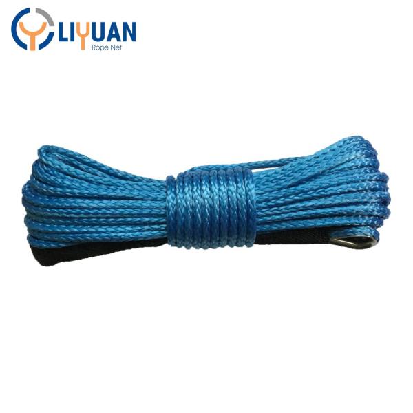 12-Strand Synthetic UHMWPE HMPE Rope for Winch Marine Towing and Slings Double Braided