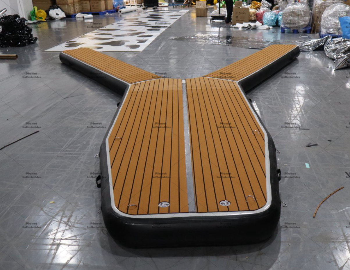 High Quality Y Shape Floating Jetski Dock Platform Inflatable Y Pontoon Jet Ski Boat Dock