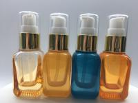 Garrafa de vidro azul alaranjada da bomba 20ml do ISO MSDS do GV para a loção e o soro
